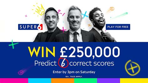 sky super 6|Super 6: Win £1m with the free.